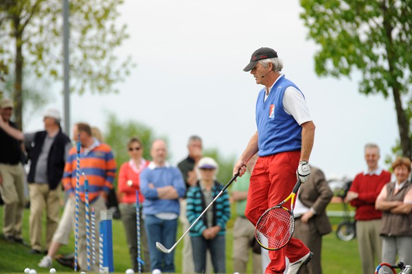 Golf-Trickshow mit Karl Scarr